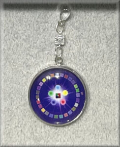 Rosentor Schutzamulett Dunkelblauviolet