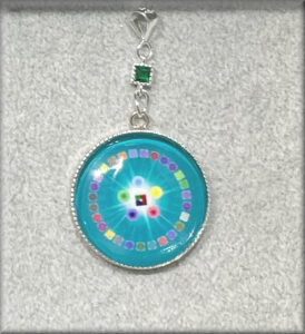 Rosentor Schutzamulett Meeresgrünblau