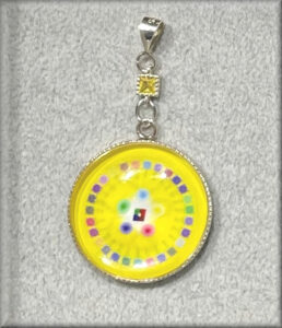 Rosentor Schutzamulett gelb